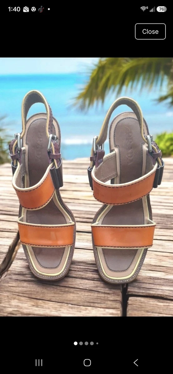 PRADA Brown Heels for Women for sale - eBay