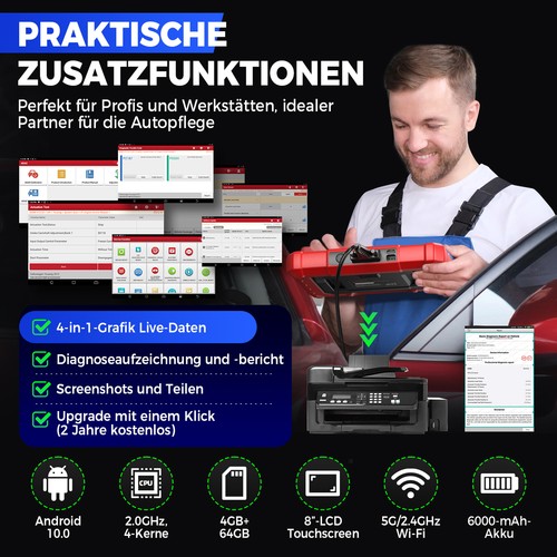2026 LAUNCH X431 Pro Elite V+ PRO 5 OBD2 Diagnostiqueur TOUT SYSTÈME ECU Codage - Photo 8/18
