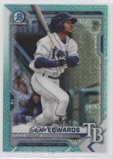 2021 Bowman Chrome Prospects Mega Box Aqua Mojo Refractor Xavier Edwards 0l9t