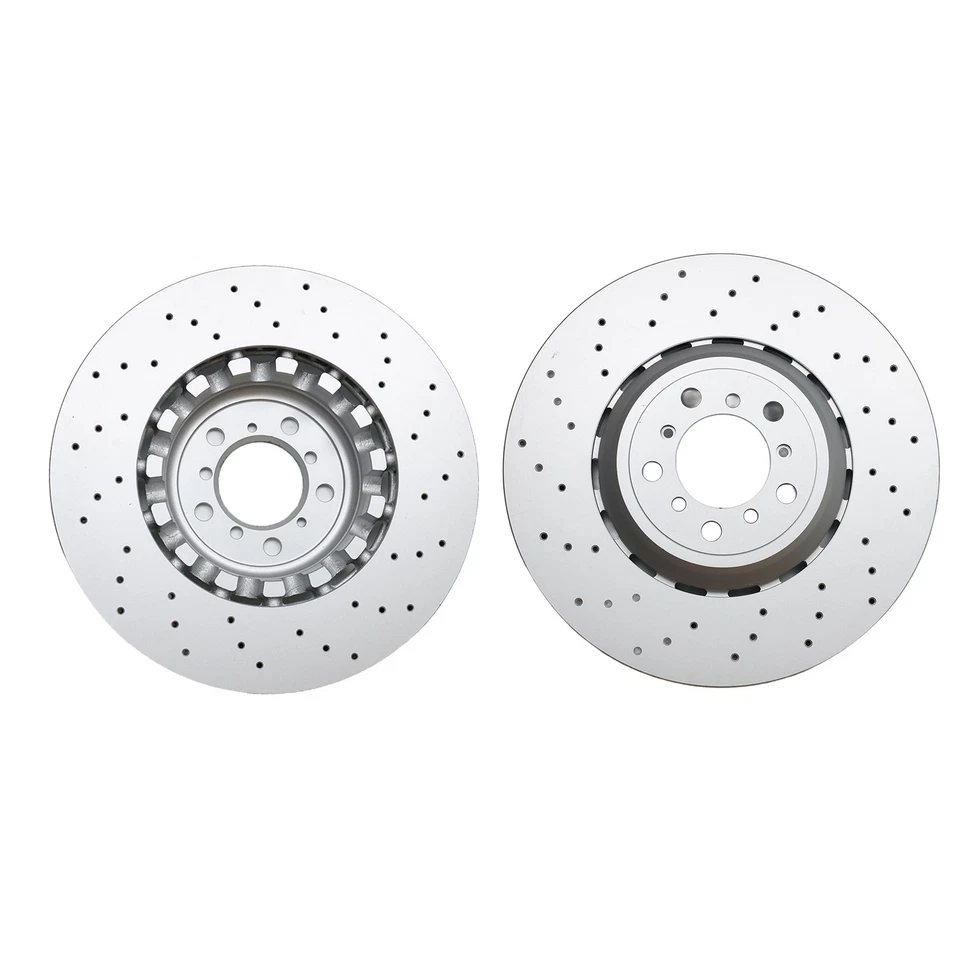 New Pair of Front Brake Discs Rotor 34112284809 34112284810 For BMW M4 M3 M2 - Imagem 2 de 4