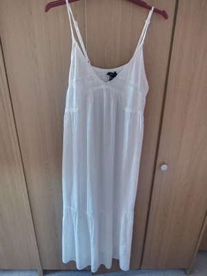 New look Georgous White Summer Maxi Dress Size 14 - Image 1 of 4