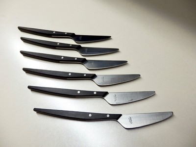 Vintage Midcentury MAC De Luxe Steak Knives Set of 6 Japan