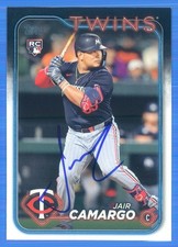 JAIR CAMARGO Signed/Autographed 2024 Topps Update Card #US314 Twins w/COA