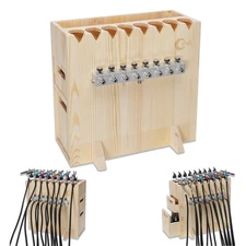 OPHIR 8 Splitter Airbrush Holder,Airbrush Stand f Miniature Paint Organizer