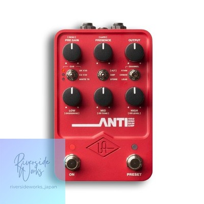 Universal Audio UAFX ANTI 1992 High Gain Verstärker Simulator Gitarreneffekt