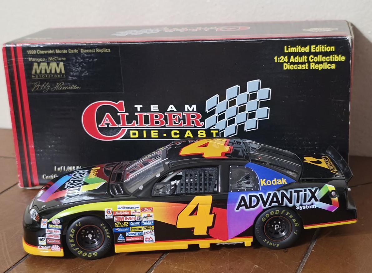 Bobby Hamilton #4 Kodak Advantix 1999 Chevy Monte Carlo Bank 1:24 NASCAR Diecast