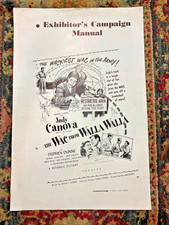 1952 THE WAC FROM WALLA WALLA W/ JUDY CANOVA. - COMEDY PRESSBOOK