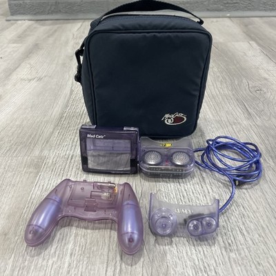Mad Catz Case Game Boy Color Travel Carry Light Controller Bundle Case Purple
