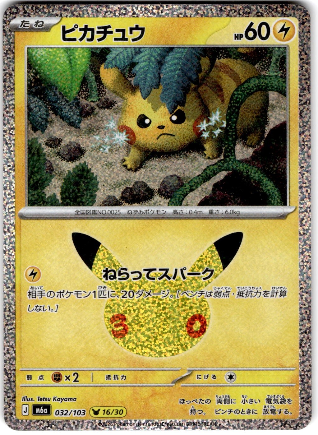 Pokemon Pikachu 30th Celebration #032/103 Holofoil Japanese