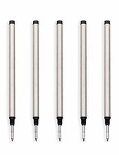 Set of 15 Montblanc Refills for Rollerball Refills, Black, M, Medium, 01 f2d40b