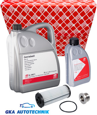FEBI Ölwechsel SET AUTOMATIKGETRIEBE FÜR VW Audi Q3 Tiguan DQ500 6-GANG + 7-GANG
