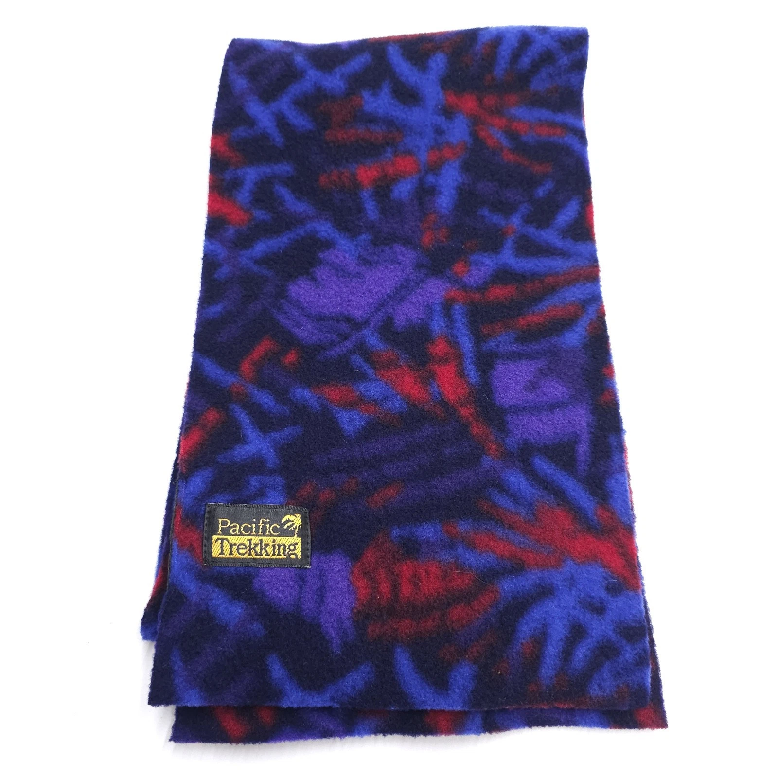 Vintage Pacific Trekking Scarf Purple Fleece 90s