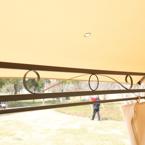Outdoor Patio Gazebo Canopy Tent with Ventilated Double Roof and Mosquito Net - Picture 14 of 14