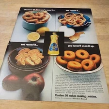 1975 Planters Oil Makes Cooking Cuisine Magazine Ad