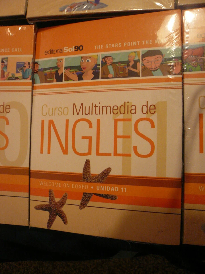 LIQUIDACION CURSO MULTIMEDIA DE INGLES 12 CD-ROM-WELCOME ON BOARD-E.SOL90(NUEVO  - Imagen 2 de 4