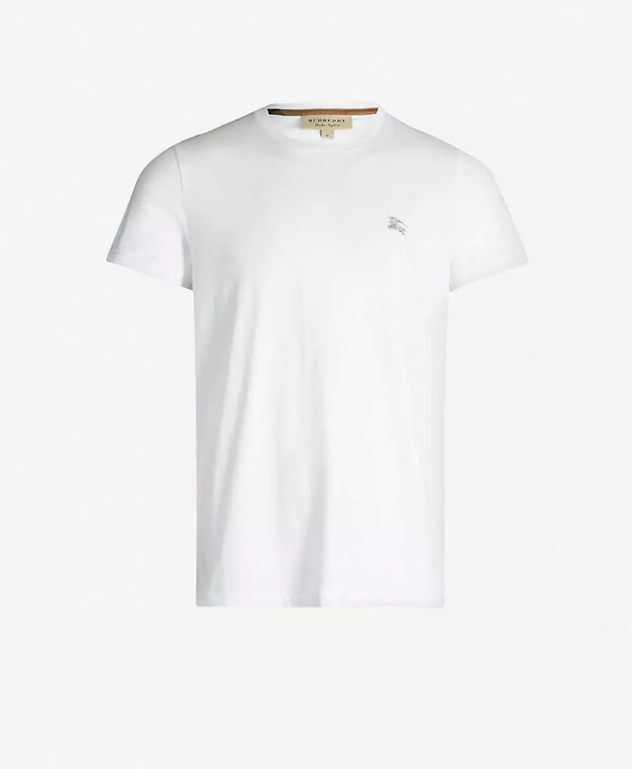 burberry joe-forth embroidered logo t-shirt white/grey XS With