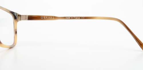 BAARS Brille Jurgen C07g 47-21 Herren Magnet Scharnier Beige Horn Muster France - Picture 4 of 14