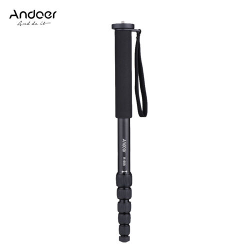 Andoer A666 Selfie Stick Monopod Stand Pole for DSLR Camera Video Camcorder M8D6 - Afbeelding 1 van 8