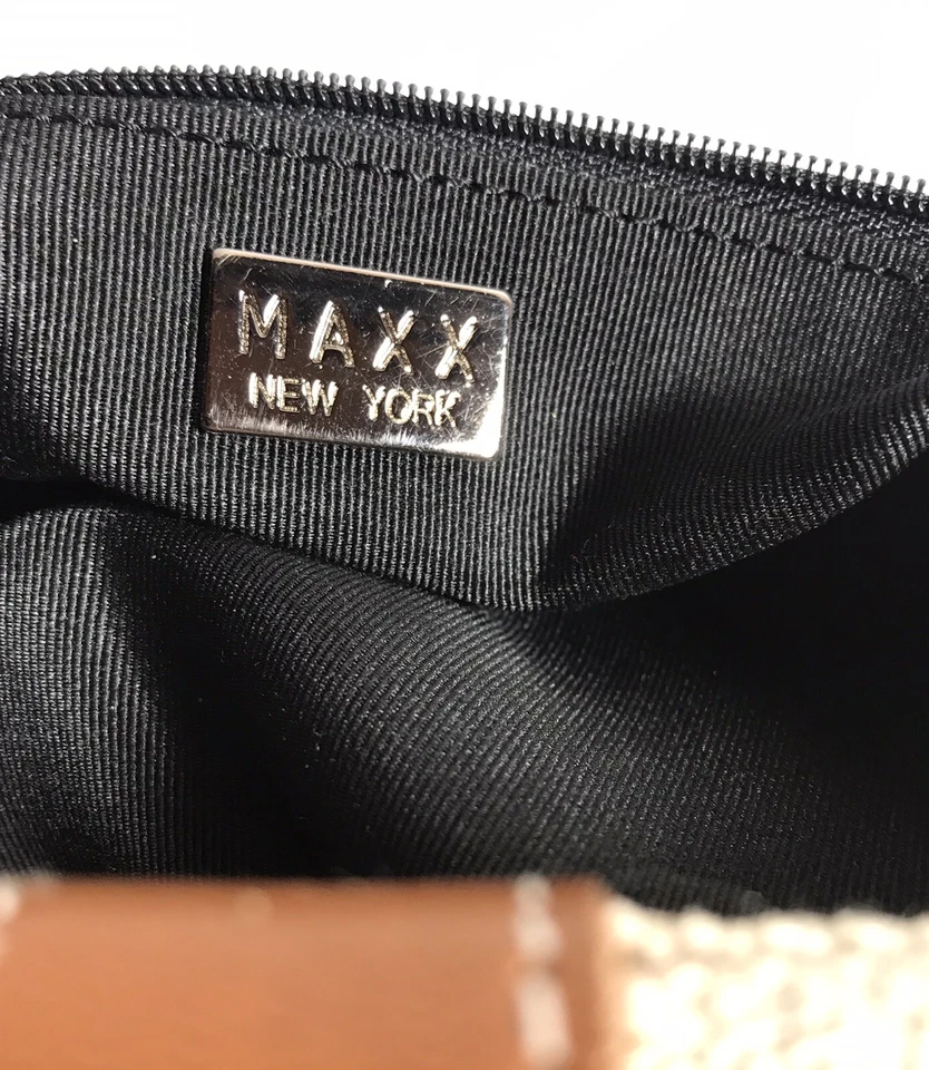 Bolsa Tote MAXX New York - Bege/Castanho - Vários Compartimentos Internos - Imagem 3 de 4