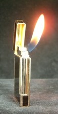 St Dupont Ligne D Sn.16CCT79 Black Laque on Gold Plated Case Boxed
