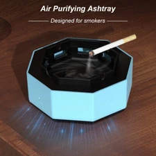 Smart Cigarette Ashtray Air Purifier, Secondhand Smoke and Tobacco Odor Remover