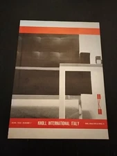 1961 KNOLL INTERNATIONAL ITALY FURNITURE DESIGN 1960s VINTAGE AD