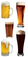 Scrapbooking Stickers Crafts Paper House Slim Beer Mug Mugs Repeats 