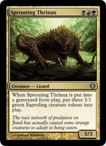 Sprouting Thrinax x4 - Shards of Alara - NM-Mint, English - Shards of Alara