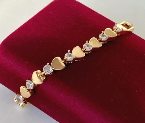 Gelbgold beschichtete Modeschmuck-Armbänder-Anhänger