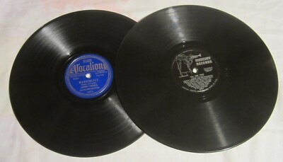 2 JOHNNY HODGES Jazz 78's -- ROSEANNE, Tea for Two, Wanderlust -- DUKE ELLINGTON
