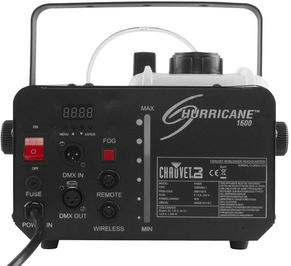 Compatto DMX Nebbia Macchina Con Timer Remoto - CHAUVET - Immagine 4 di 4