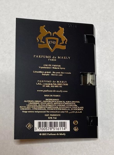 Parfums de Marly Athalia EDP 1.5 ml Official Carded Sample - Picture 2 of 2