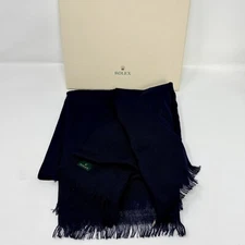 Rolex AD Gift 100% Cashmere Scraf In Dark Blue Rare Item!