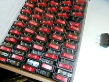 10 PCS. BAOKEZHEN SC791 BLACK / RED OFF-ON ROCKER SWITCH 15A 125/250V CALLIE-69