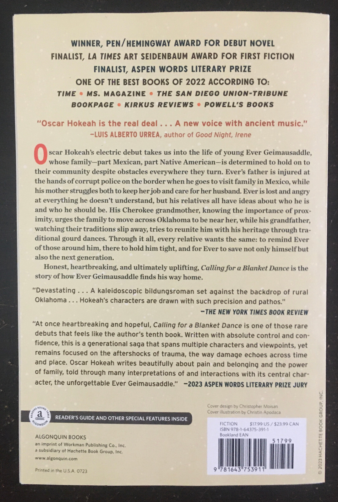 CALLING FOR A BLANKET DANCE by OSCAR HOKEAH, 2023 TPB NEW! trade