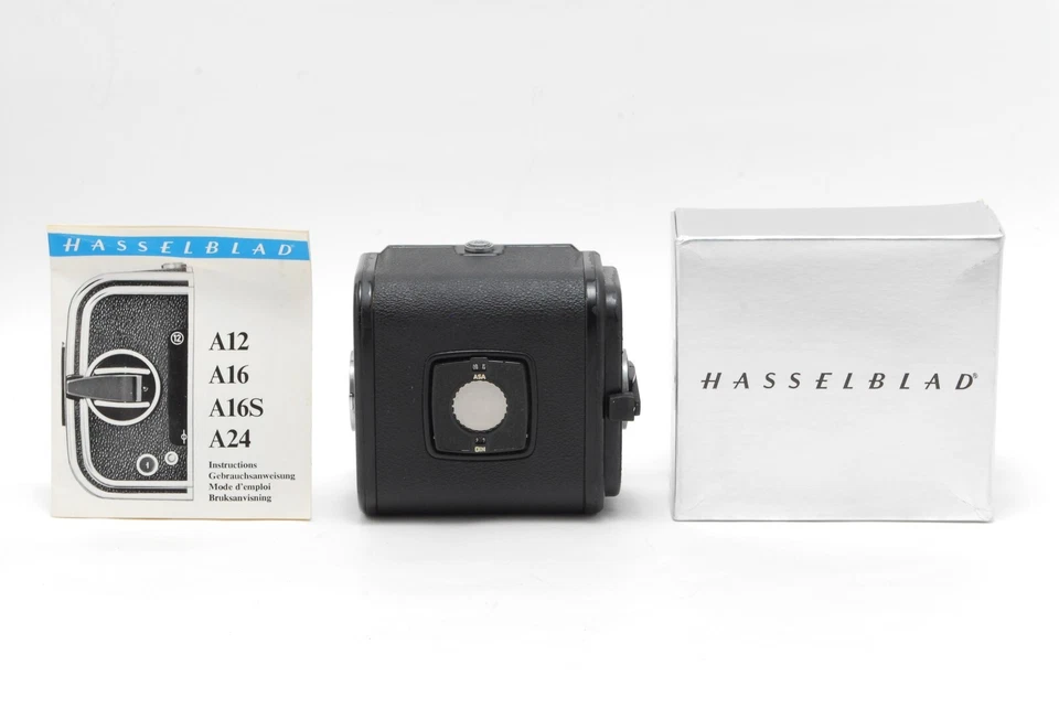 【Near MINT in BOX】 Hasselblad A12 Type II Black 6x6 120 Film Back Holder JAPAN - Image 2 of 4