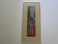 CASTELLANO  PAINTING CUBIST CUBISM WOMAN RARE SURREALISM MODERNISM EXPRESSIONISM