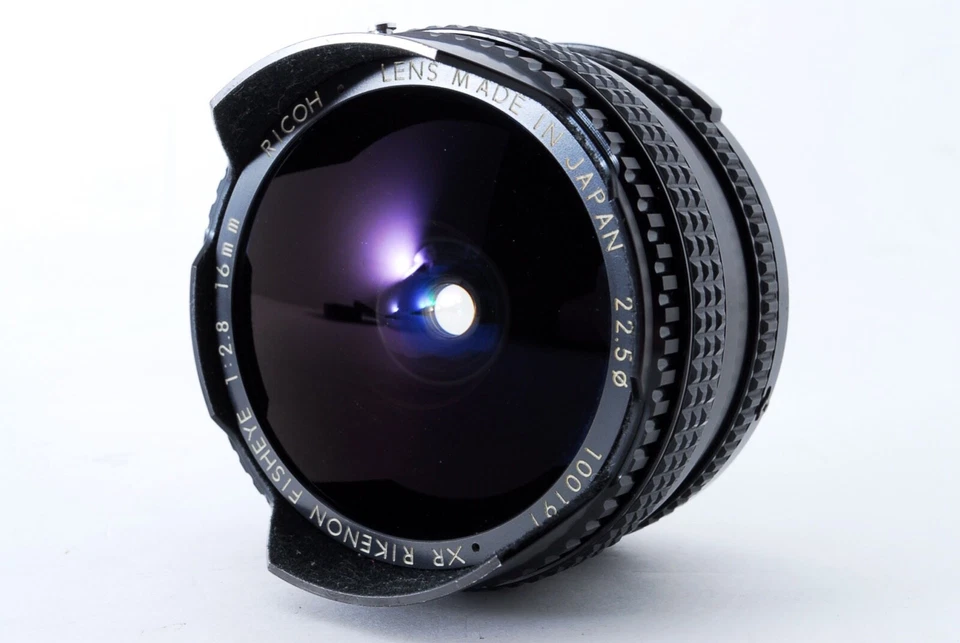 【RARE! N MINT 】 Ricoh XR Rikenon Fisheye 16mm F/2.8 MF Lens Pentax K Mount Japan - Image 3 of 4
