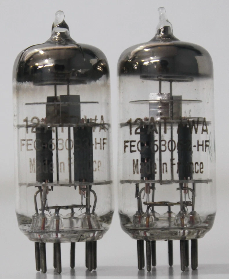 "Геттер 12AT7WA M8162 E81CC MAZDA TRIPLE MICA ""O"" протестирован на Amplitrex AT1000 2 шт." - Изображение 3 из 4