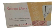VTG Singer Fashion Disc Deluxe Zig Zag Machines Model 620 625 628 Sew & Touch