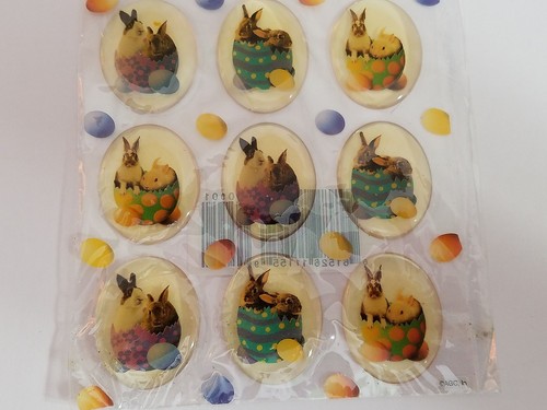 Sealed American Greetings Stickers Sheet Easter Bunny Rabbit Egg Stickety-Do-Da - Picture 3 of 4