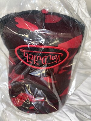 Von Dutch Trucker Hat Black & red upsaied Embroidered Logo  Lots Avsilsbel