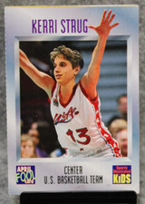 1997 Sports Illustrated for Kids April Fool Card #574 Kerri Strug USA Basketball