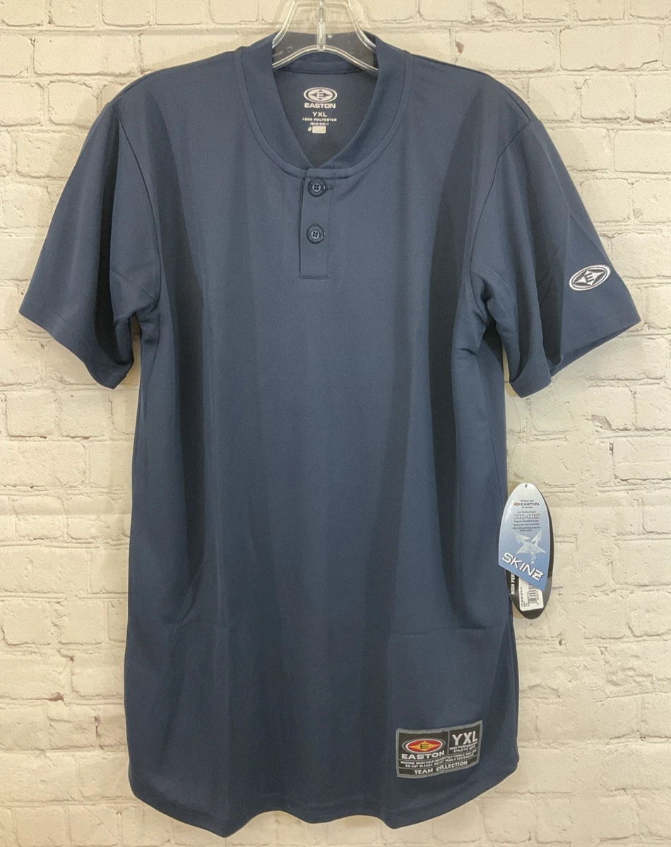 Maillot De Baseball Easton M5 Pour Garçon - Taille YL (jeune Large) - Noir Avec Logo