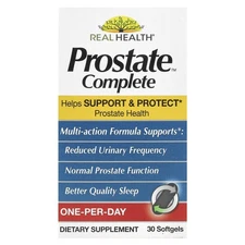 Real Health Prostate Complete 30 Softgels Dairy-Free, Gluten-Free, No Artificial