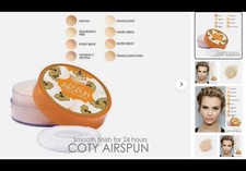 Coty Airspun ORIGINAL Loose Face Powder Translucent Extra coverage 070-41 last 2