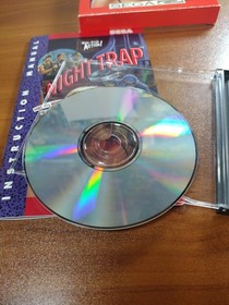 Sega CD Night Trap Red Box Release (1992) CiB with Manual VGC Clean Box!