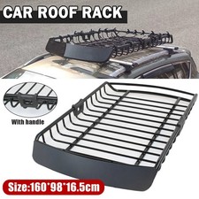 1.6M UNIVERSAL ROOF RACK BASKET VAN OFF ROAD CARGO CARRIER SAFARI 16.5cm High