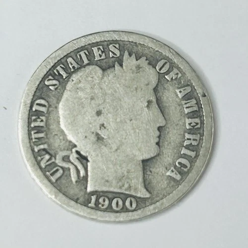 1900-O Barber Dime  D00-O