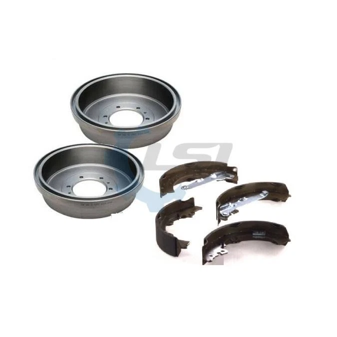 Juego de zapatas de freno traseras y tambor de freno para Honda Jazz Honda City 2014-en Foto 2 de 2